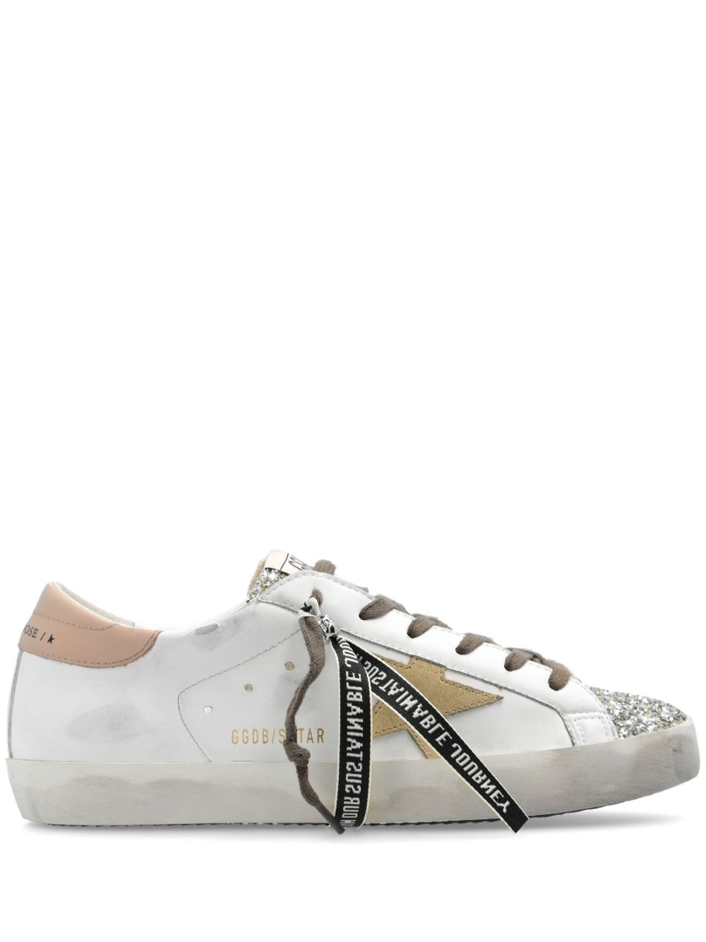 Golden Goose Super-Star Classic 皮质运动鞋 - 白色