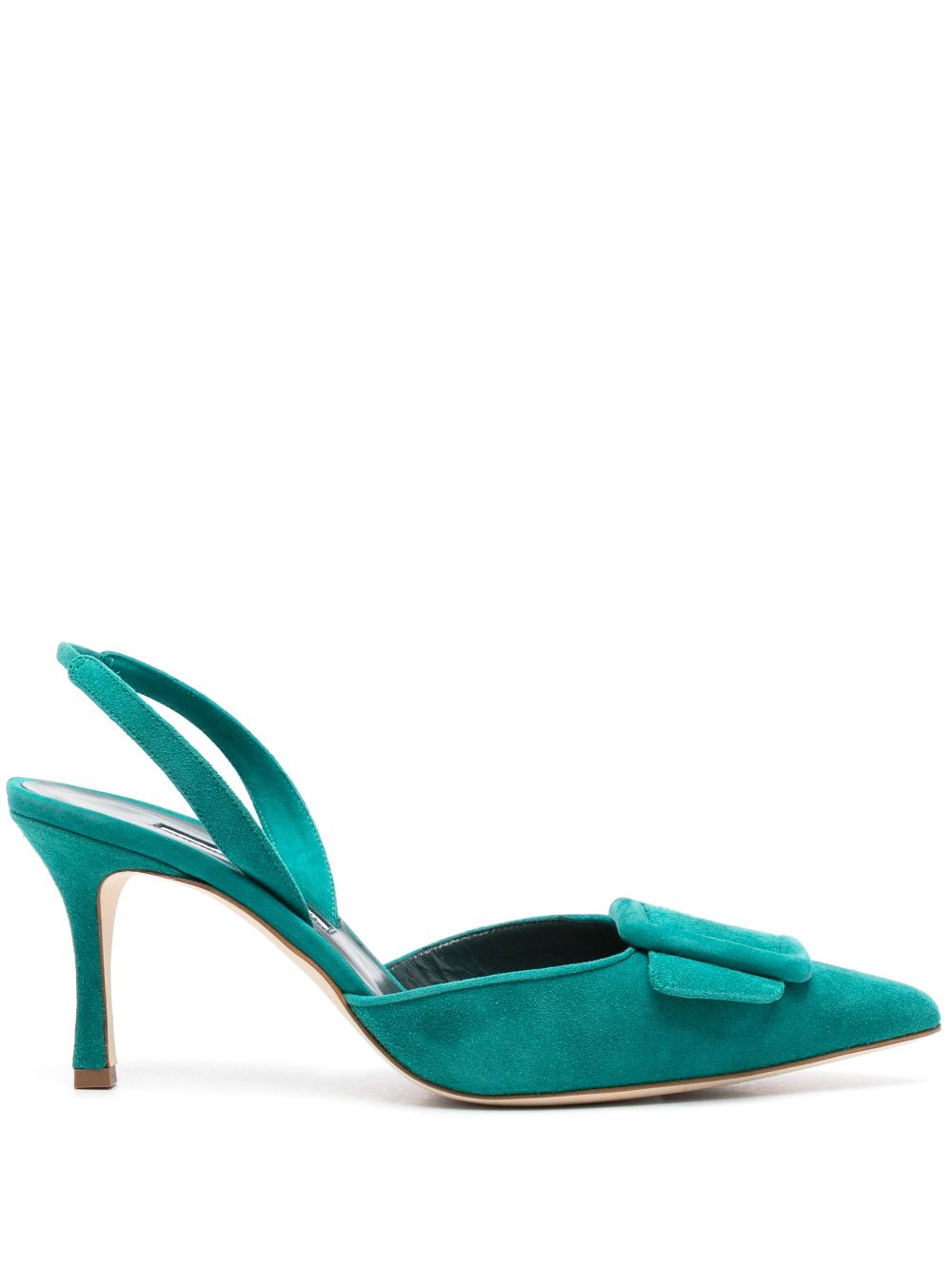 Manolo Blahnik Maysli 中跟鞋（7厘米） - 蓝色