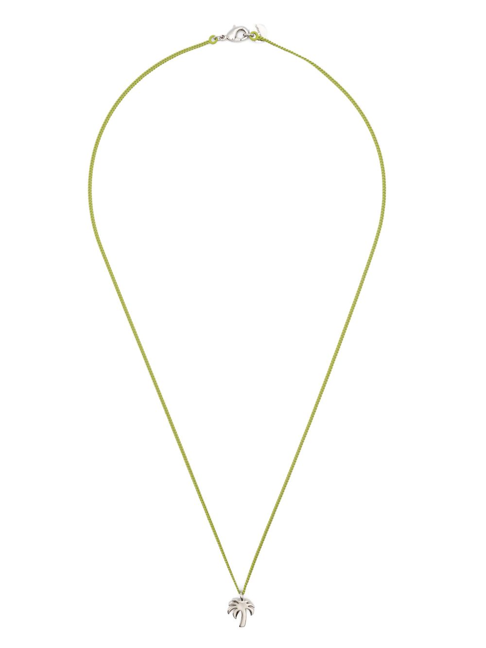 Palm Angels logo吊饰链式项链 - 绿色