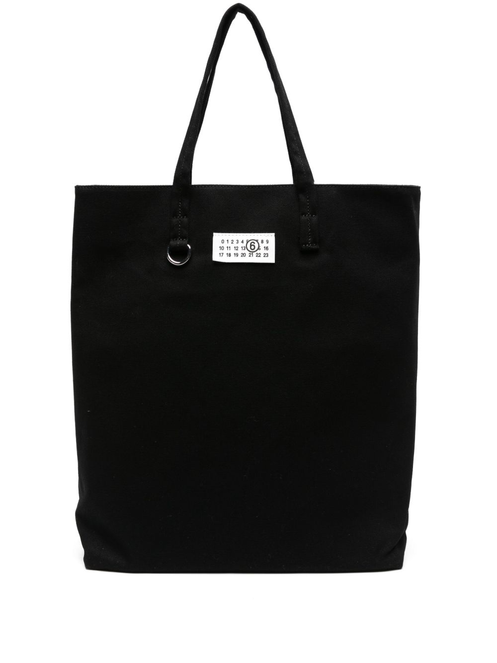 MM6 Maison Margiela Numbers 图案帆布手提包 - 黑色