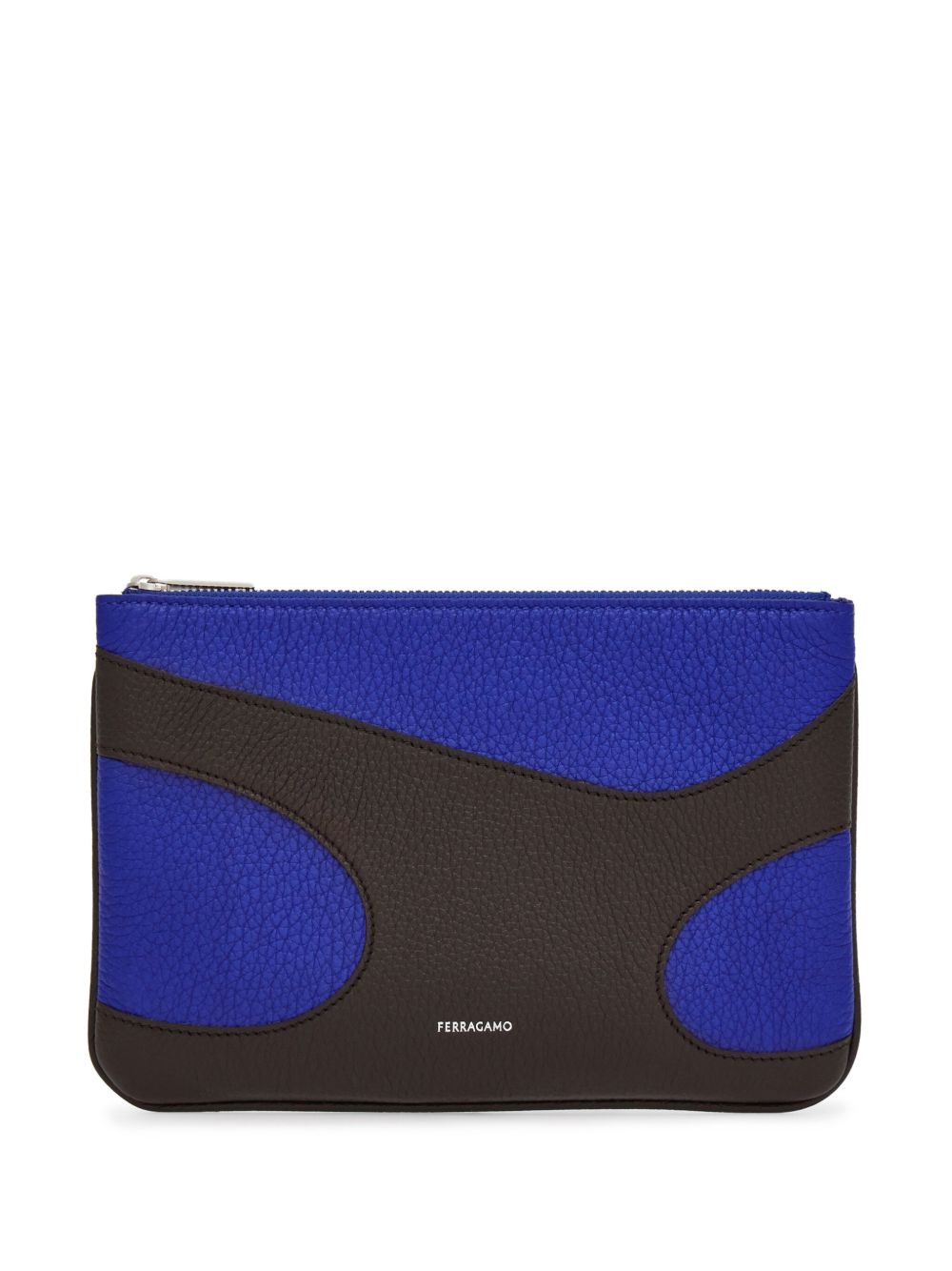 Ferragamo logo印花镂空手机壳 - 褐色