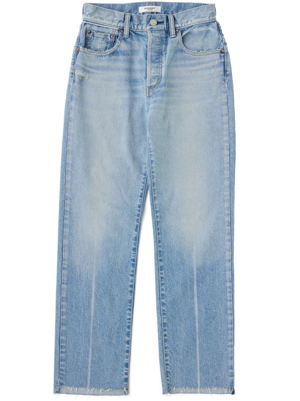 Moussy Vintage Cumberland 直筒牛仔裤 - 蓝色