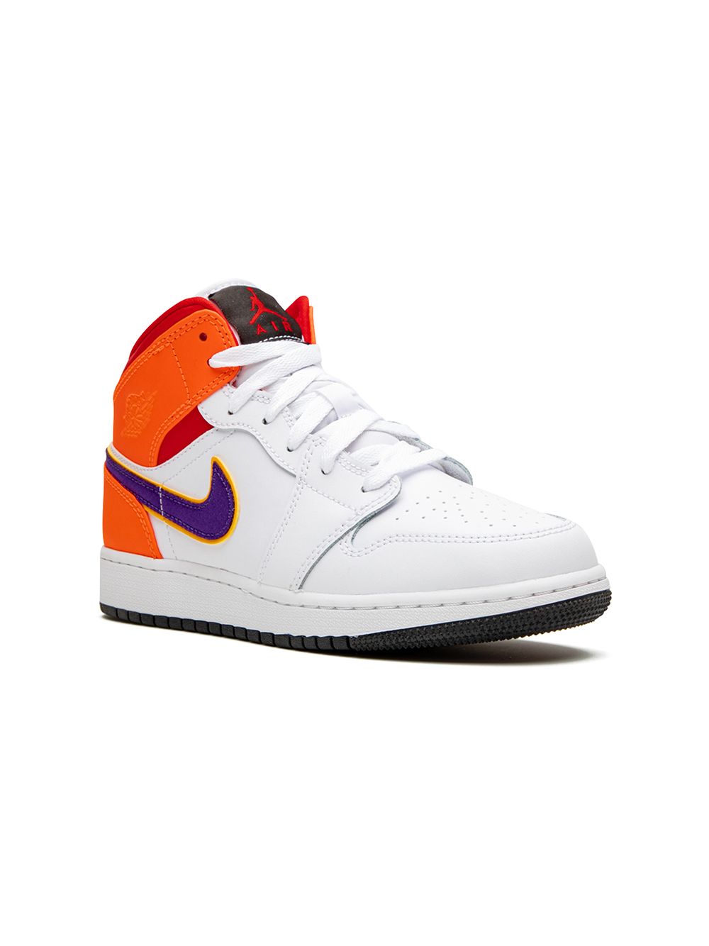 Jordan Kids Air Jordan 1 MID (GS) Three Peat 板鞋 - 白色