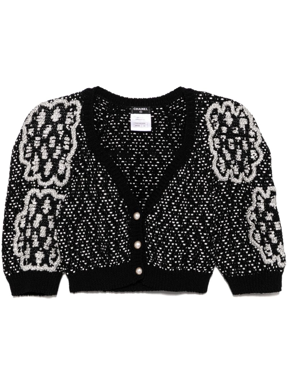 CHANEL Pre-Owned 经典开衫（2014-2015年典藏款） - BLACK, WHITE