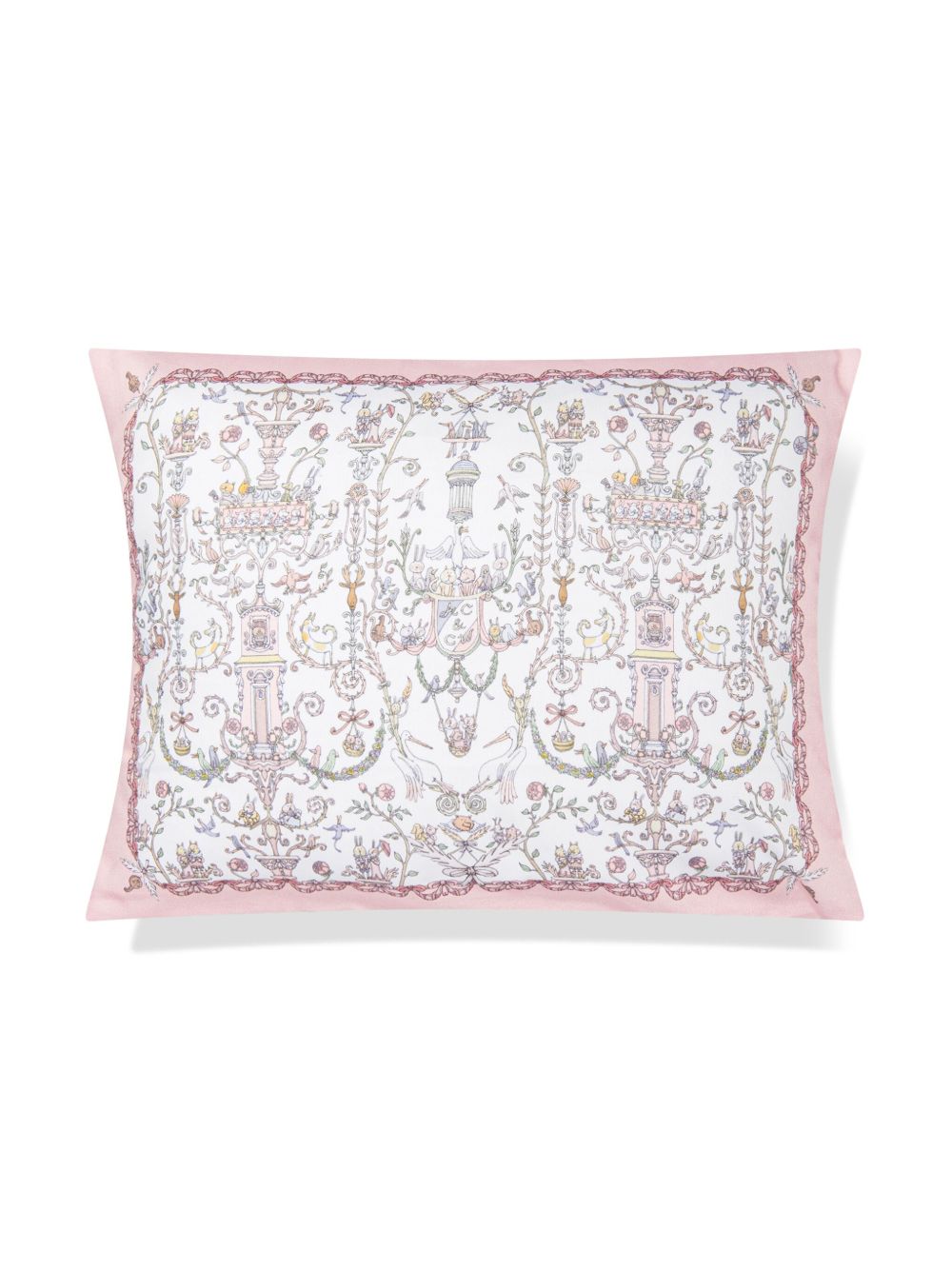 Atelier Choux x Caitlin Wilson toile de Jouy 印花枕头 - 白色