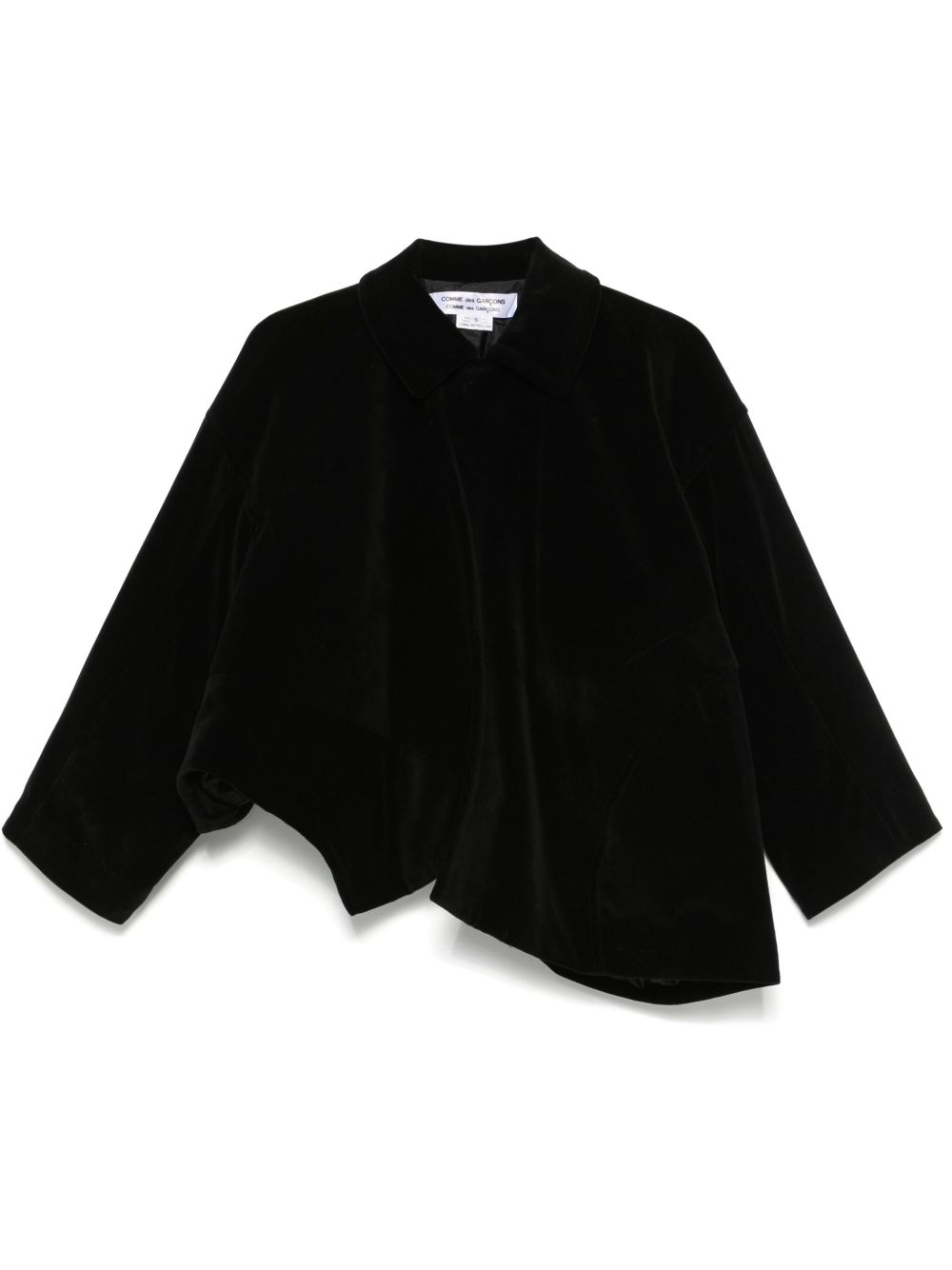 Comme Des Garçons Comme Des Garçons 丝绒夹克 - 黑色