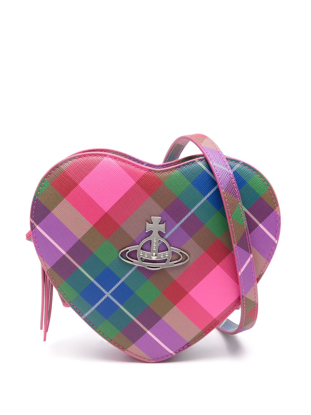 Vivienne Westwood Louise Heart 斜挎包 - 粉色