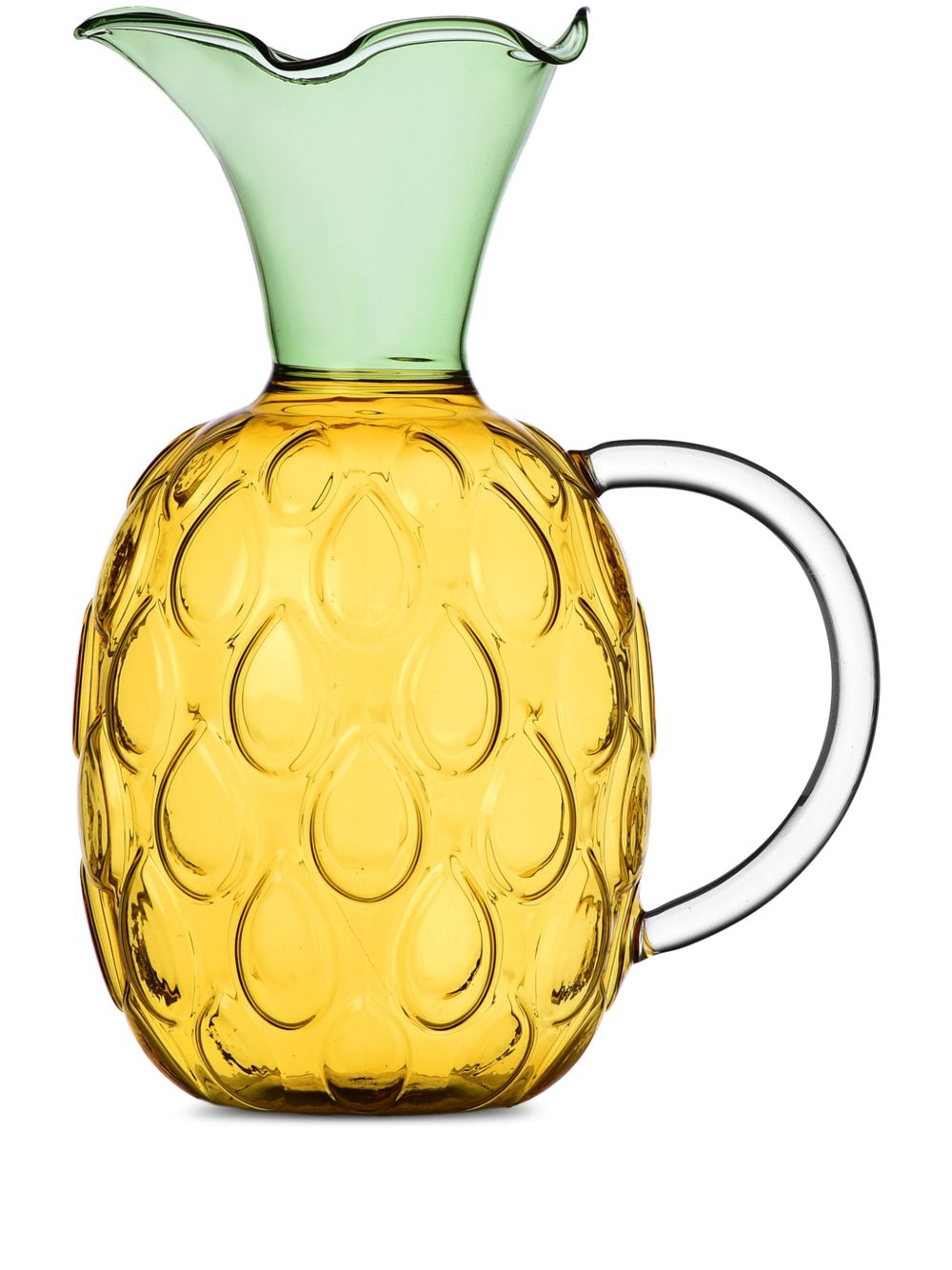 Ichendorf Milano Pineapple 玻璃罐（22厘米） - 黄色
