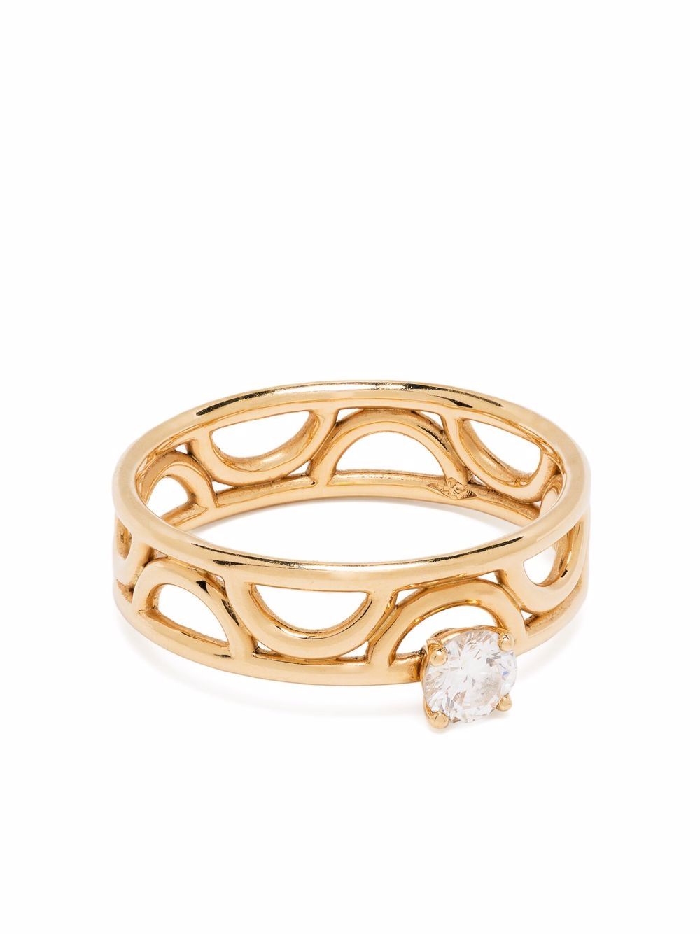 Loyal.e Paris 18K黄金 Amour Perpétuel 钻石戒指 - 金色