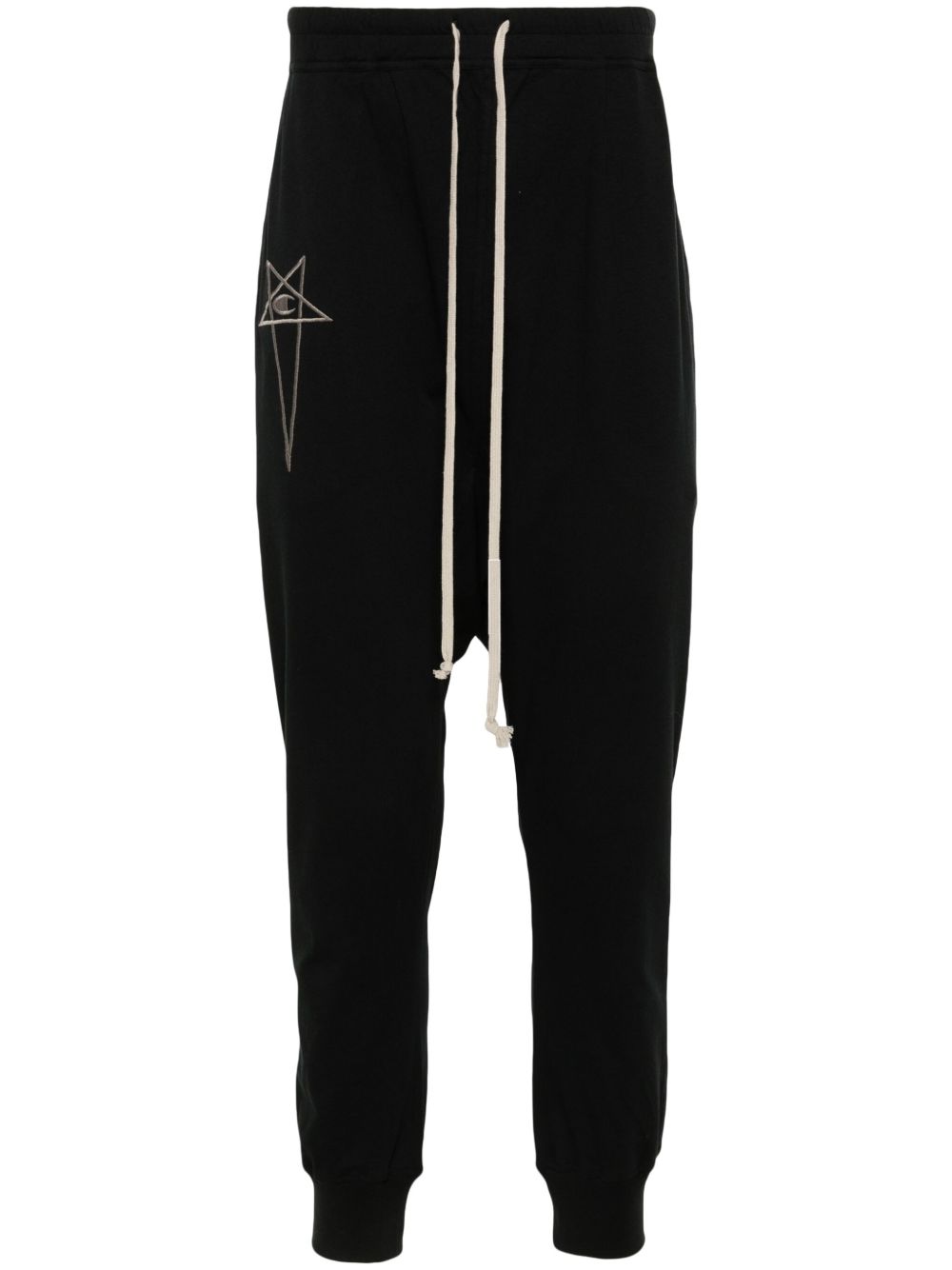 Rick Owens X Champion Prisoner 垮裤 - 黑色