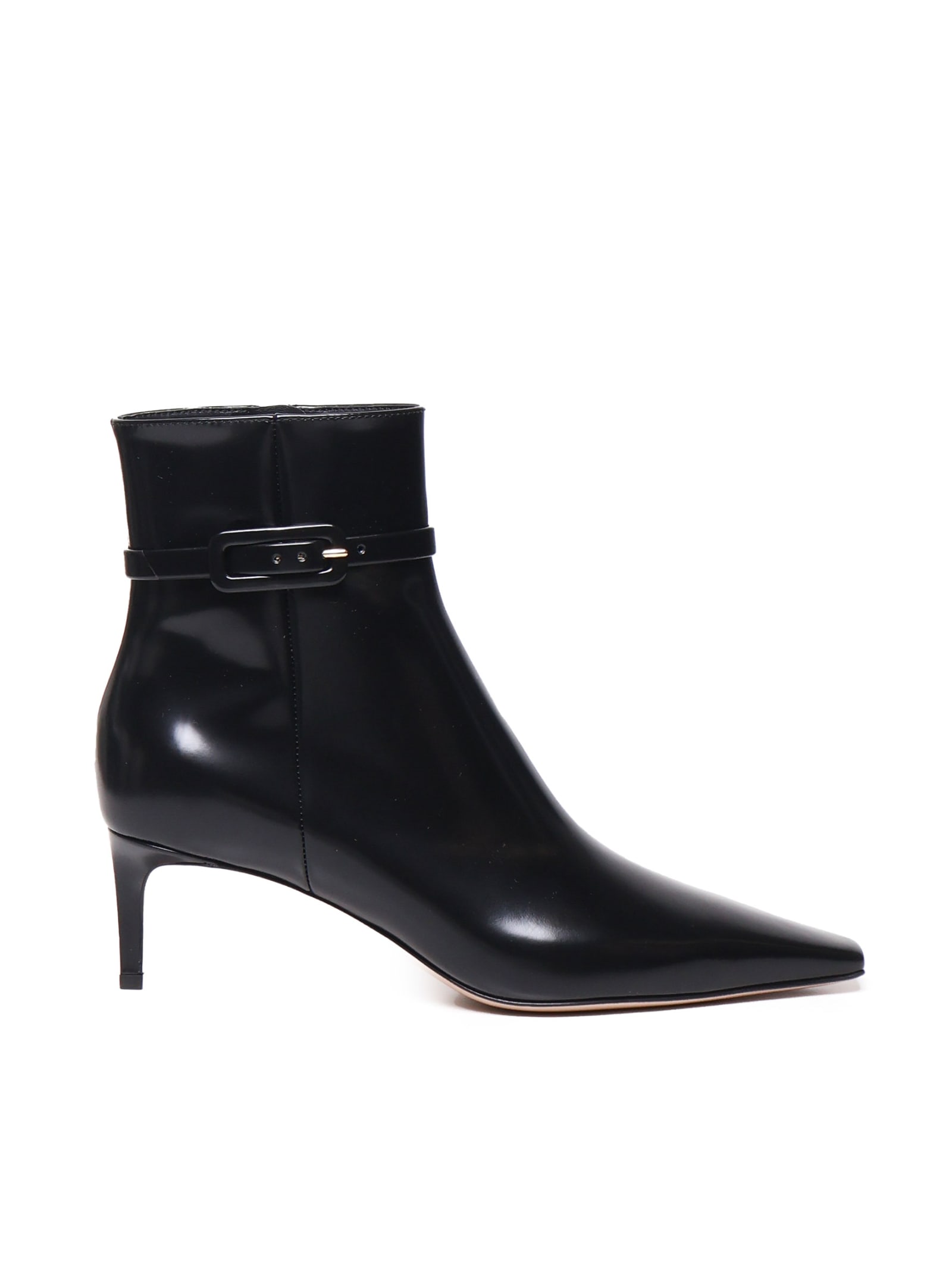 Gianvito Rossi 闪亮皮革短靴