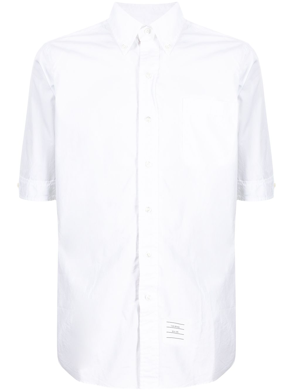 Thom Browne RWB 条纹衬衫 - 白色