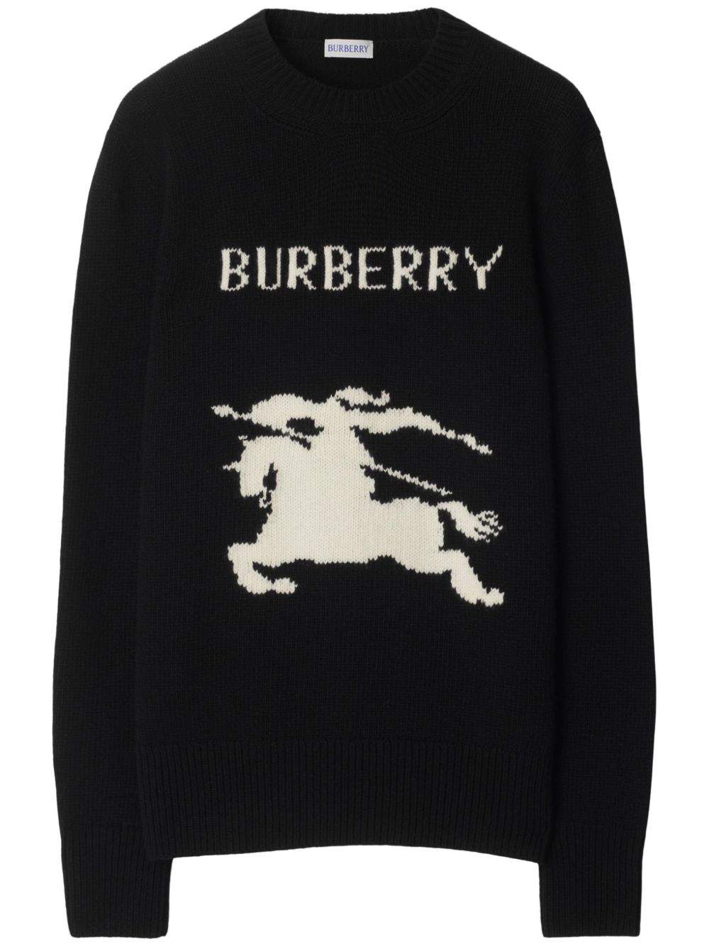 Burberry Equestrian Knight 毛衣 - 黑色