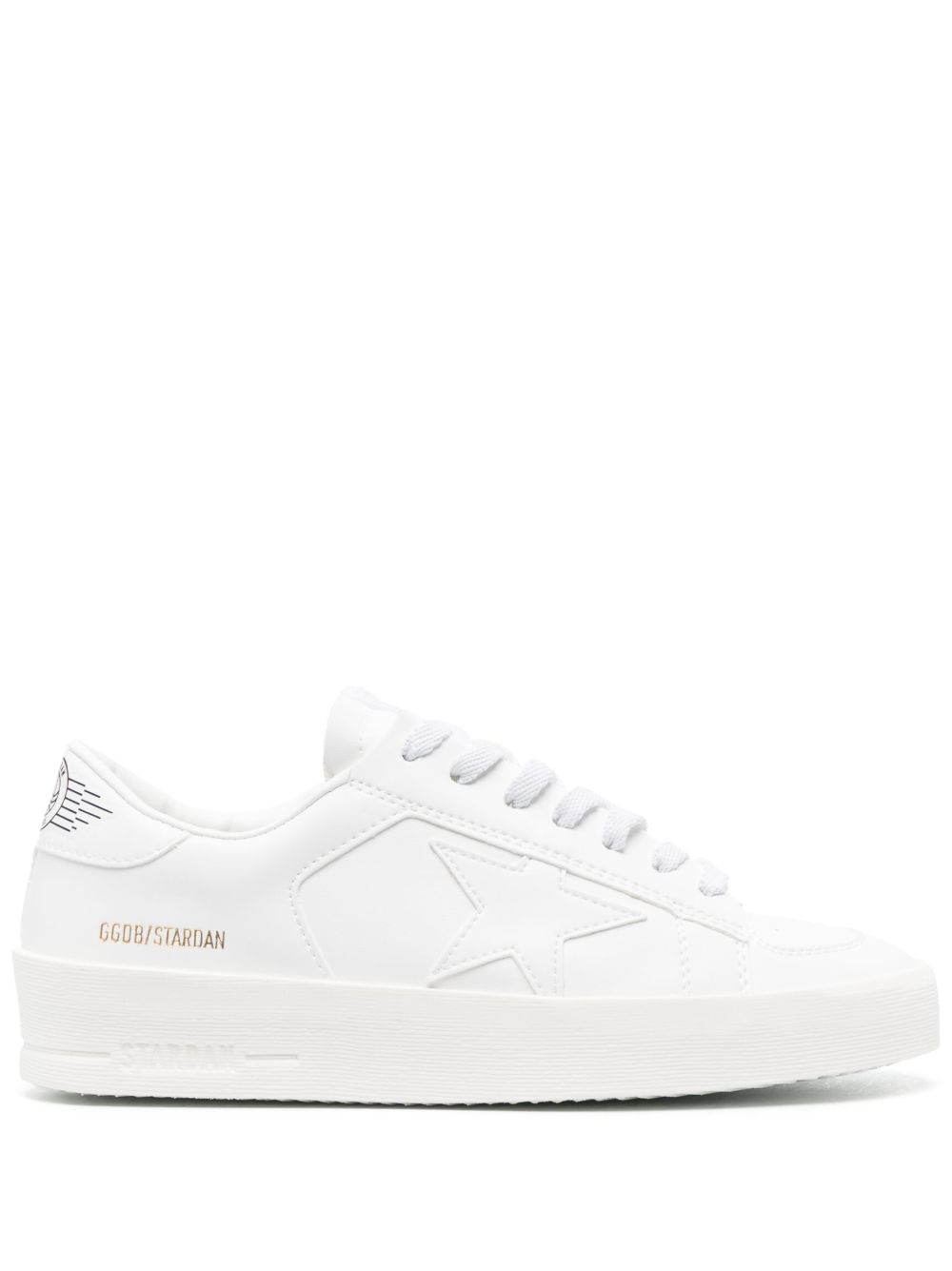 Golden Goose Stardan 皮质低帮运动鞋 - 白色