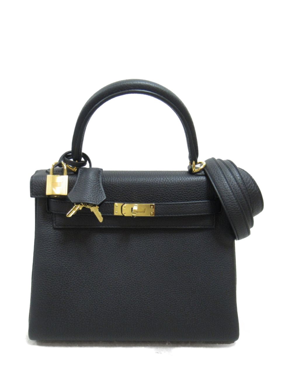 Hermès Pre-Owned Kelly 25 Sellier 两用手提包（2024年典藏款） - 黑色