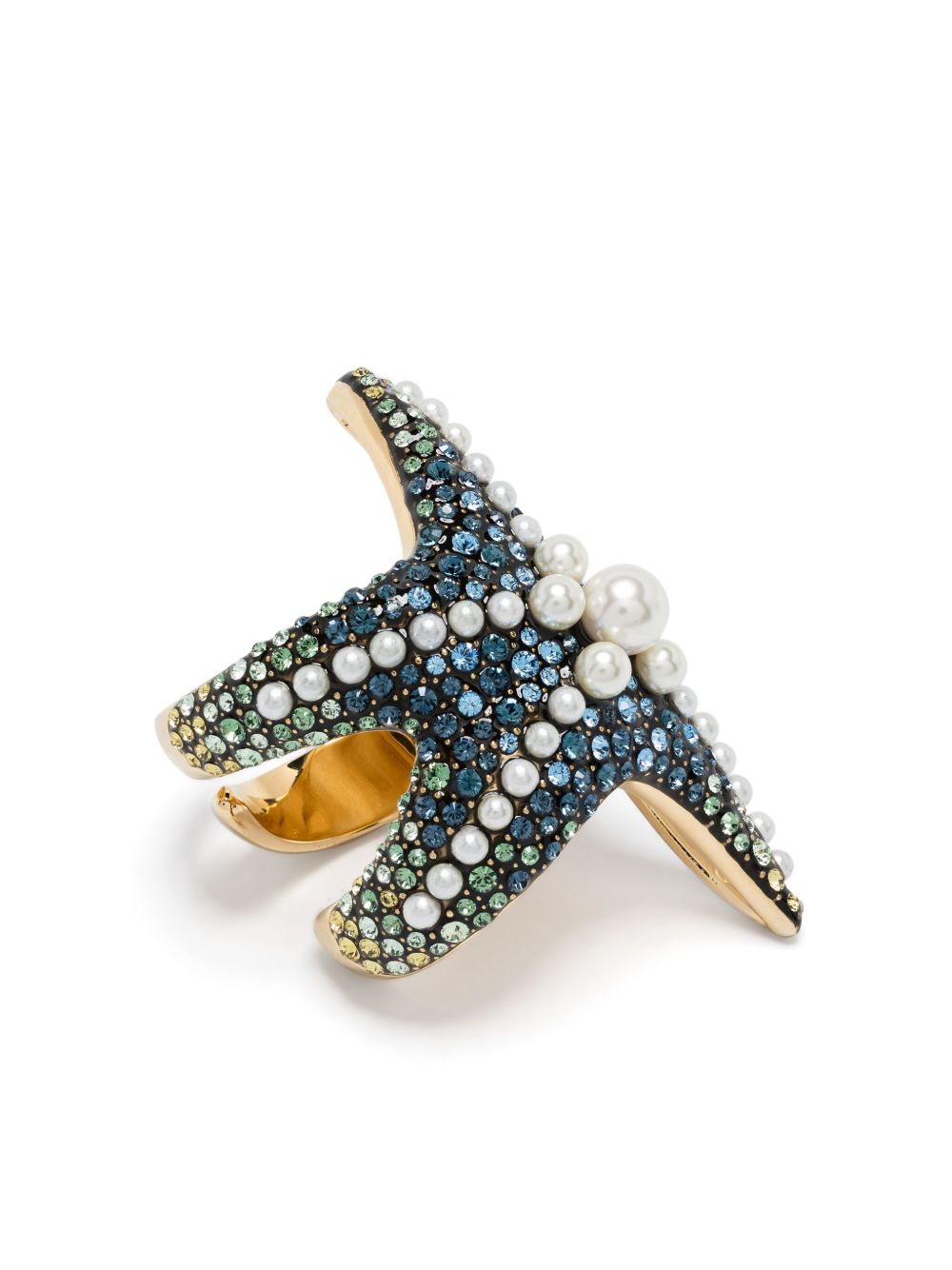 Swarovski Idyllia 鸡尾酒戒指 - 金色
