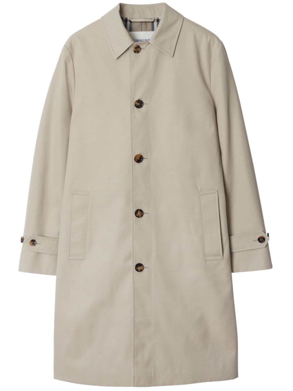 Burberry 棉混纺外套 - 中性色