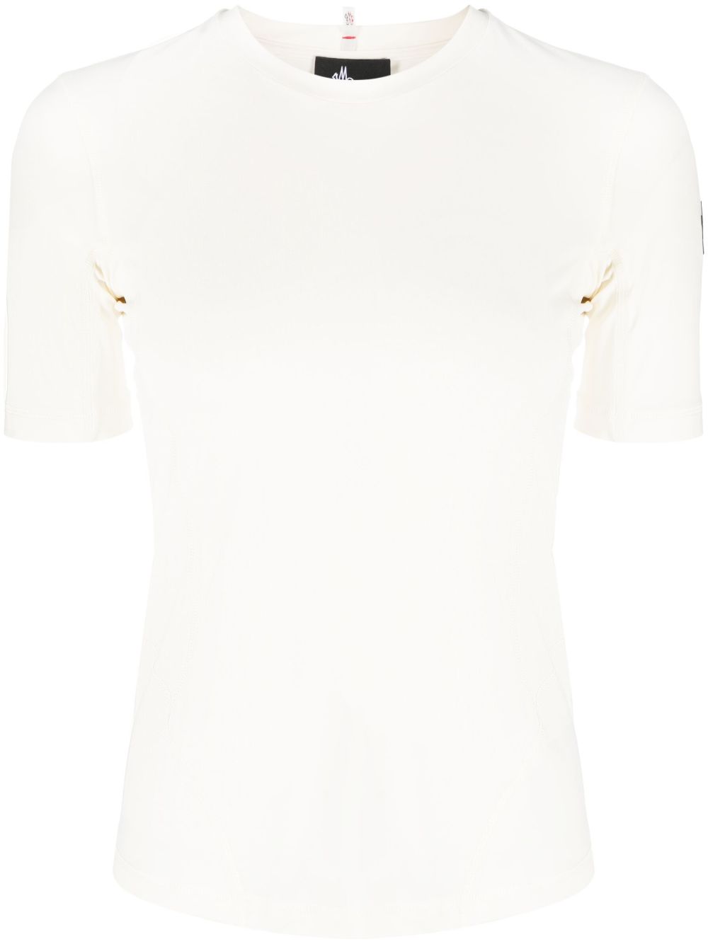Moncler Grenoble 图案印花T恤 - 白色