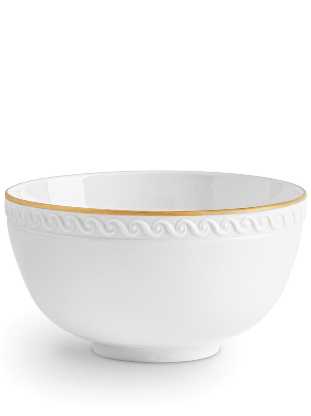 L'Objet Neptune 陶瓷麦片餐碗（14厘米） - 白色