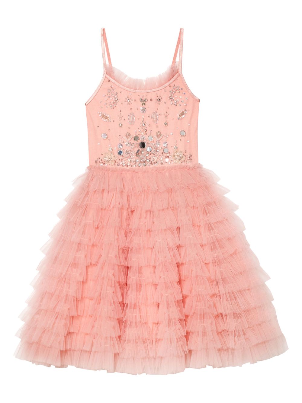 Tutu Du Monde Crystal Palace 薄纱连衣裙 - 粉色