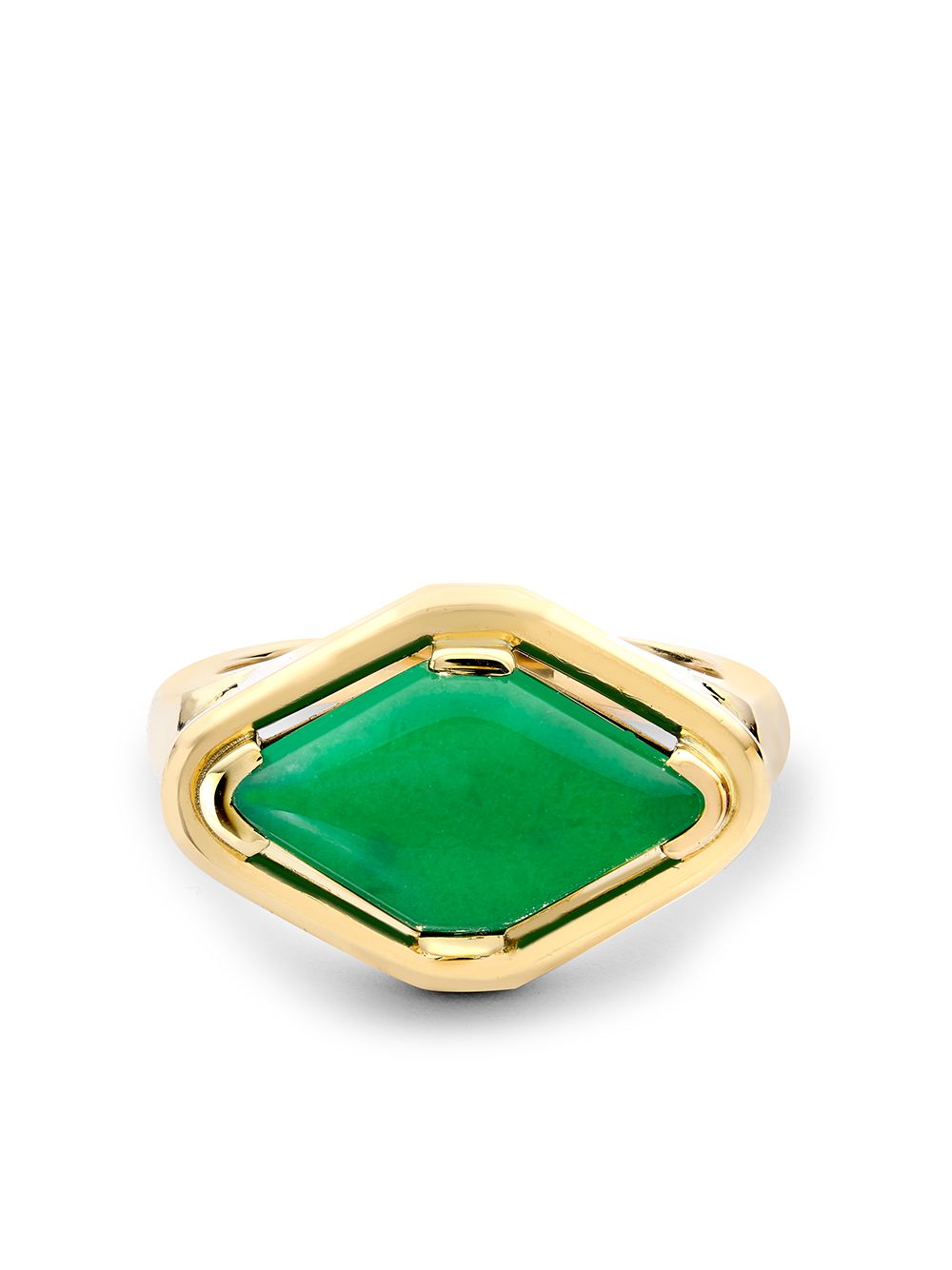 Pragnell Vintage Contemporary Jadeite 18K黄金戒指 - 金色