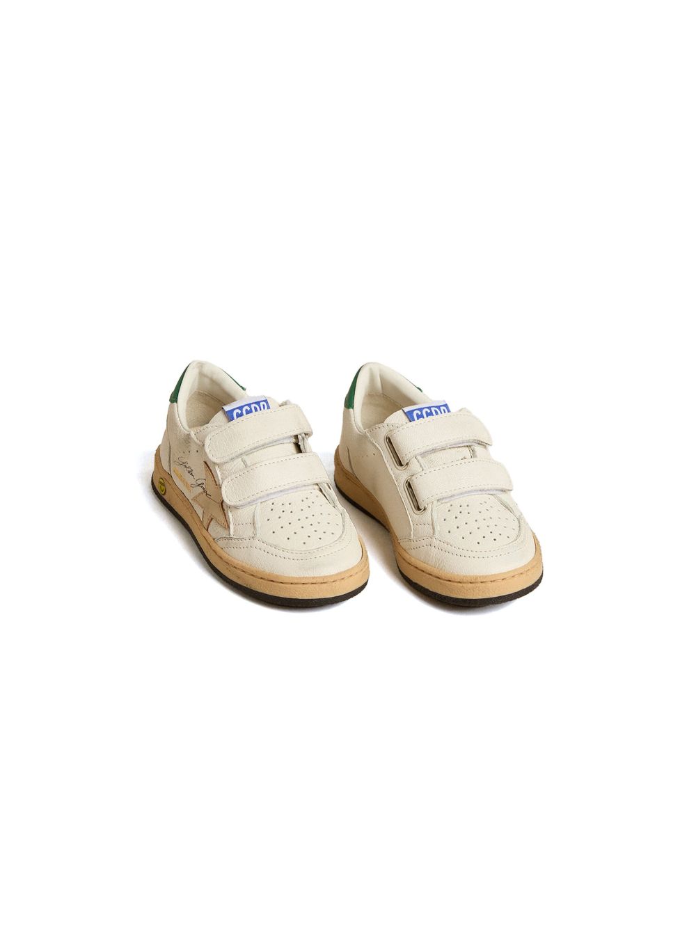 Golden Goose Kids Super-Star 皮质运动鞋 - 中性色