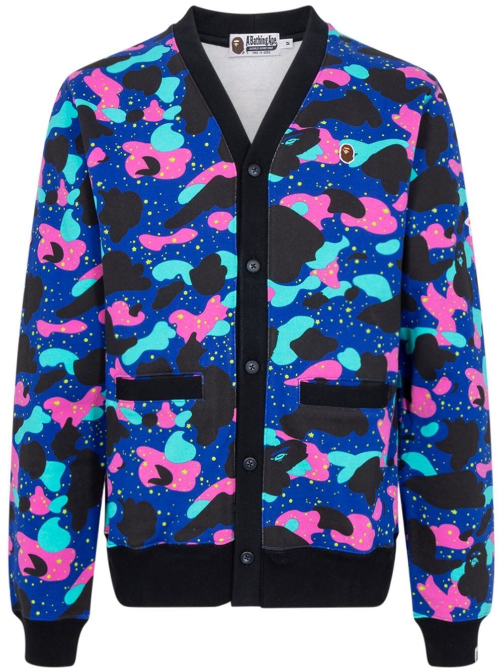A BATHING APE® 迷彩印花开衫 - 紫色