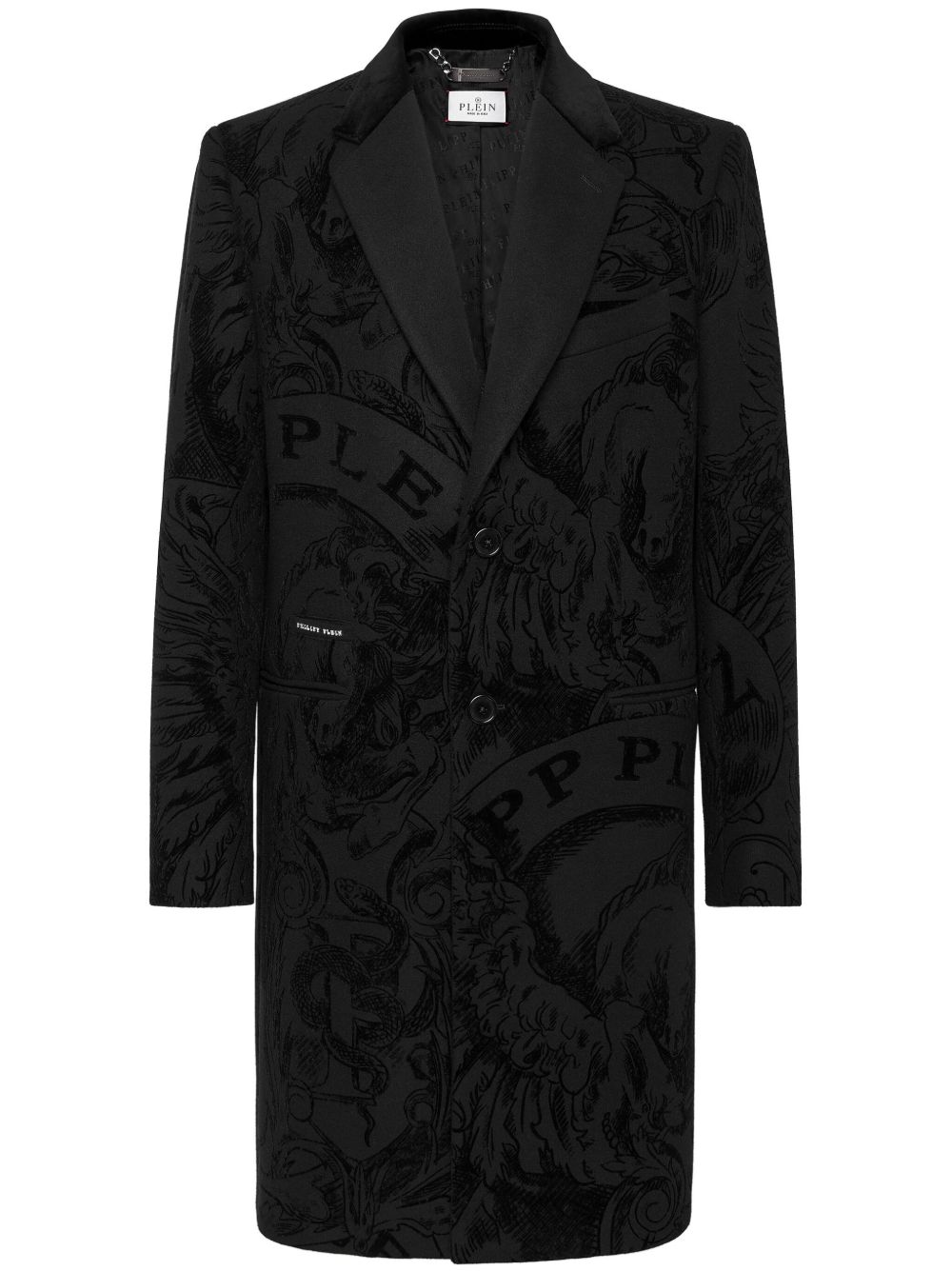 Philipp Plein Gianni 外套 - 黑色