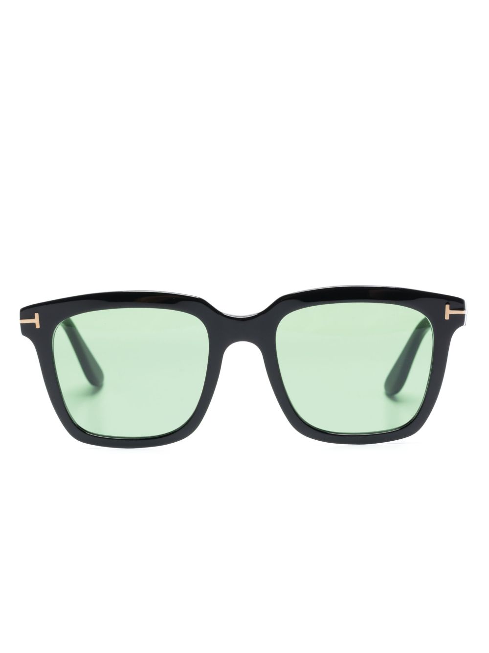 TOM FORD Eyewear 有色镜片方框太阳眼镜 - 黑色