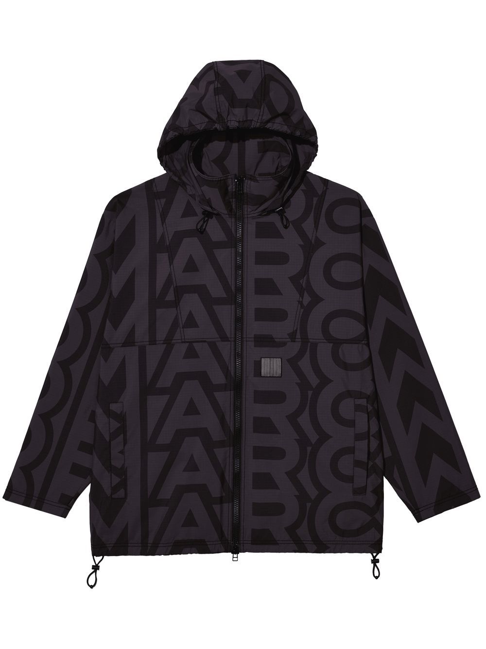 Marc Jacobs Monogram 防撕裂方格布夹克 - 黑色