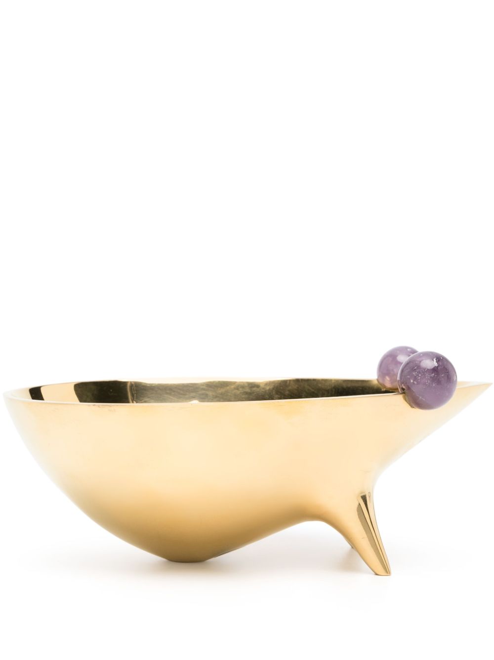 Jonathan Adler Forg 造型黄铜餐碗 - 金色