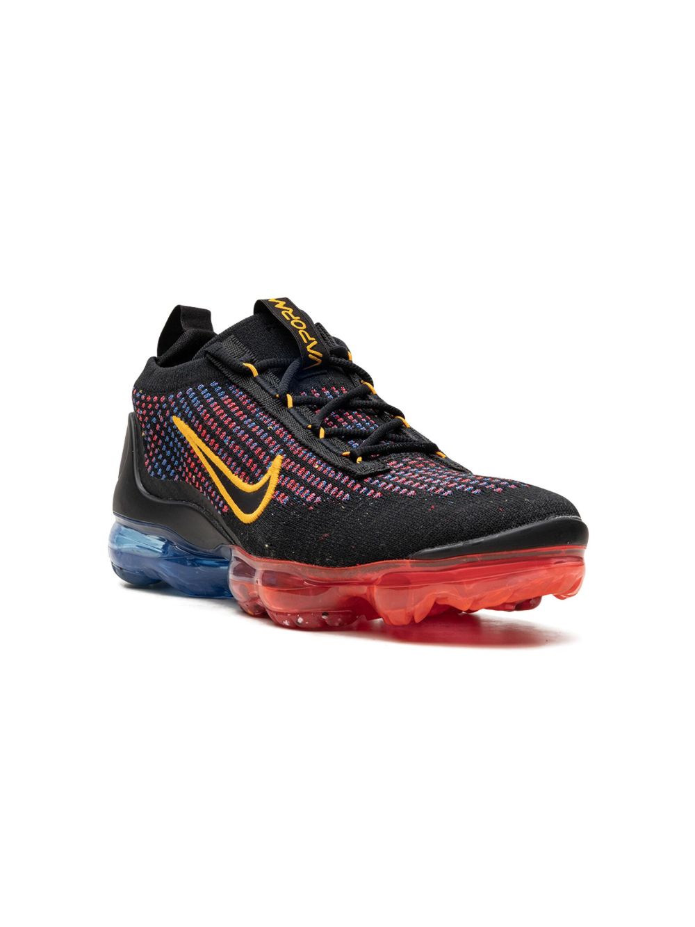 Nike Kids Vapormax 2021 FN NN Black/Photo Blue/Crimson Gold 运动鞋 - 黑色