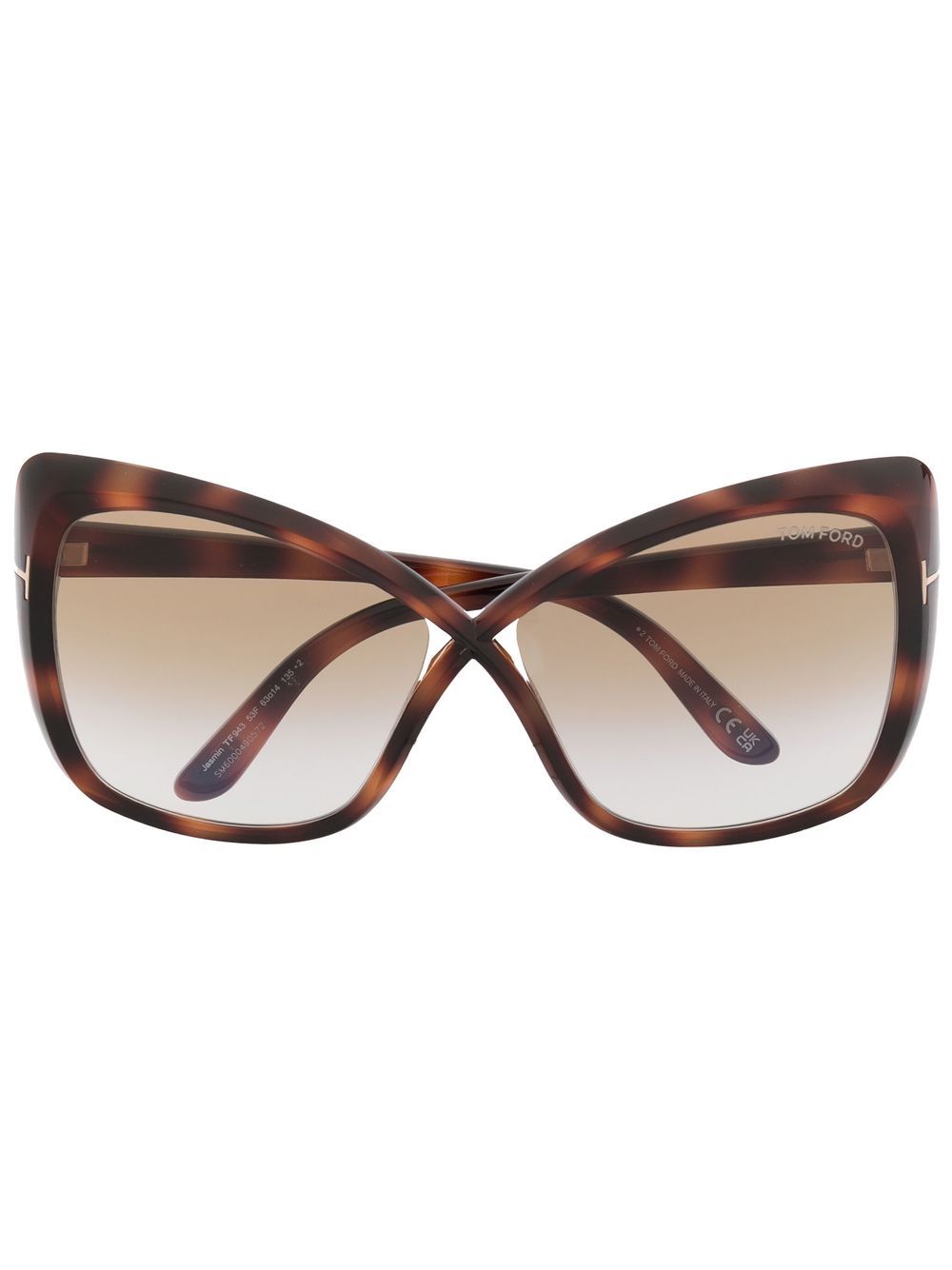TOM FORD Eyewear 汤姆福特眼镜系列 FT0943 Jasmin 太阳眼镜 - 褐色
