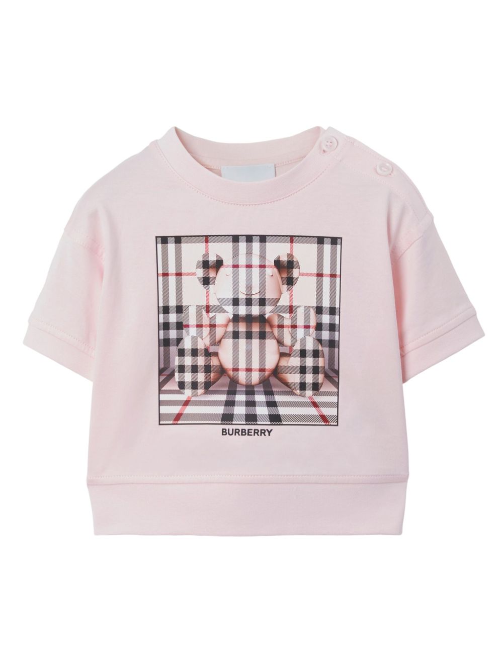 Burberry Kids Thomas Bear 棉T恤 - 粉色