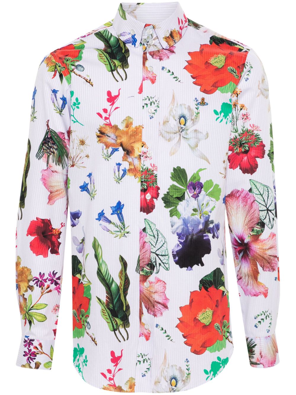 Vivienne Westwood 2 Button Krall 衬衫 - 白色