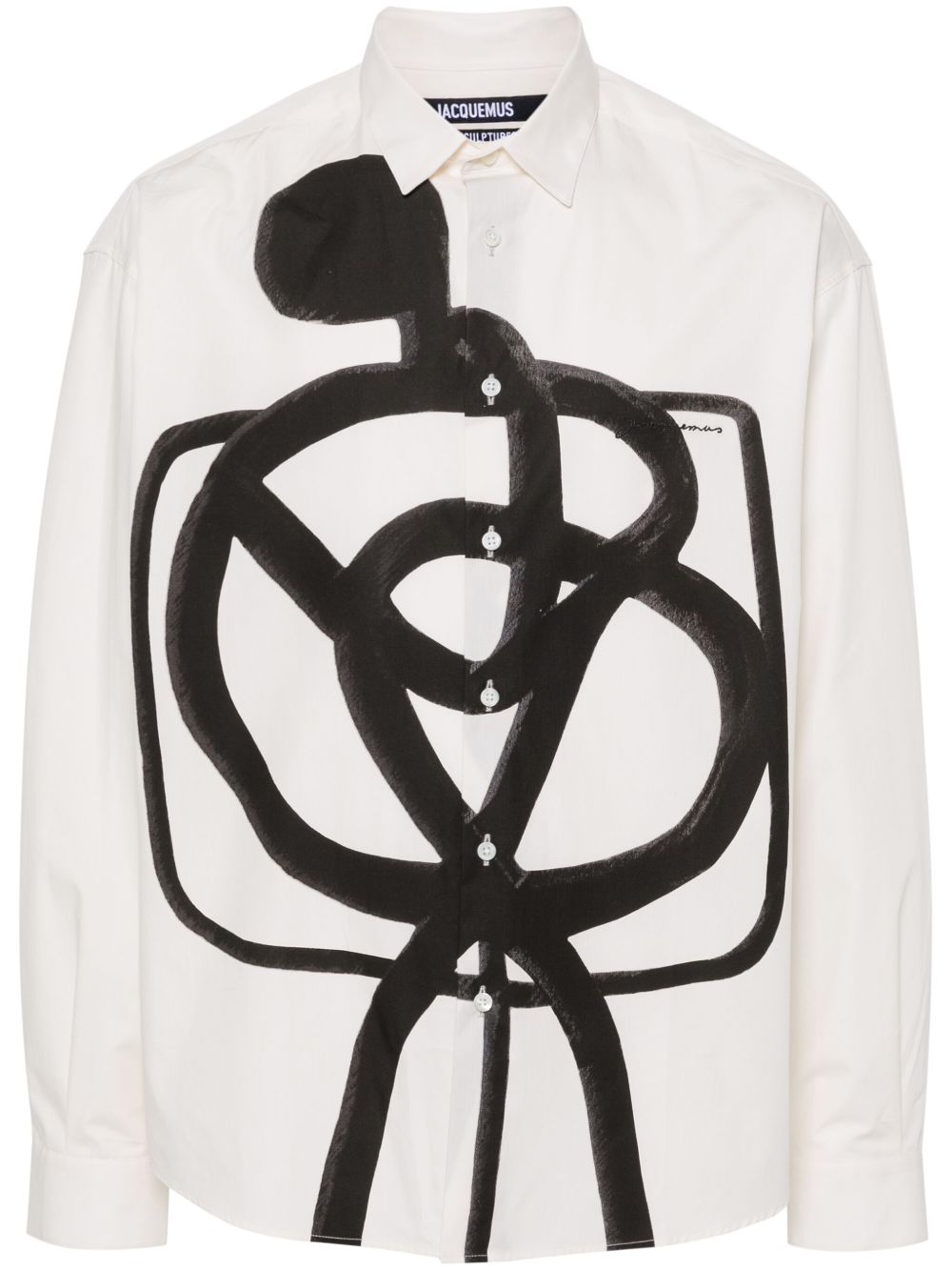 Jacquemus La chemise Simon 棉衬衫 - 白色
