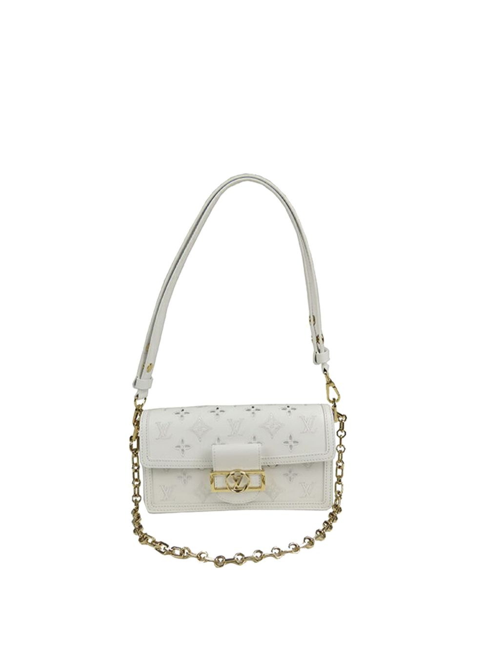 Louis Vuitton Pre-Owned Monogram Dauphine East West 斜挎包（典藏款） - 白色