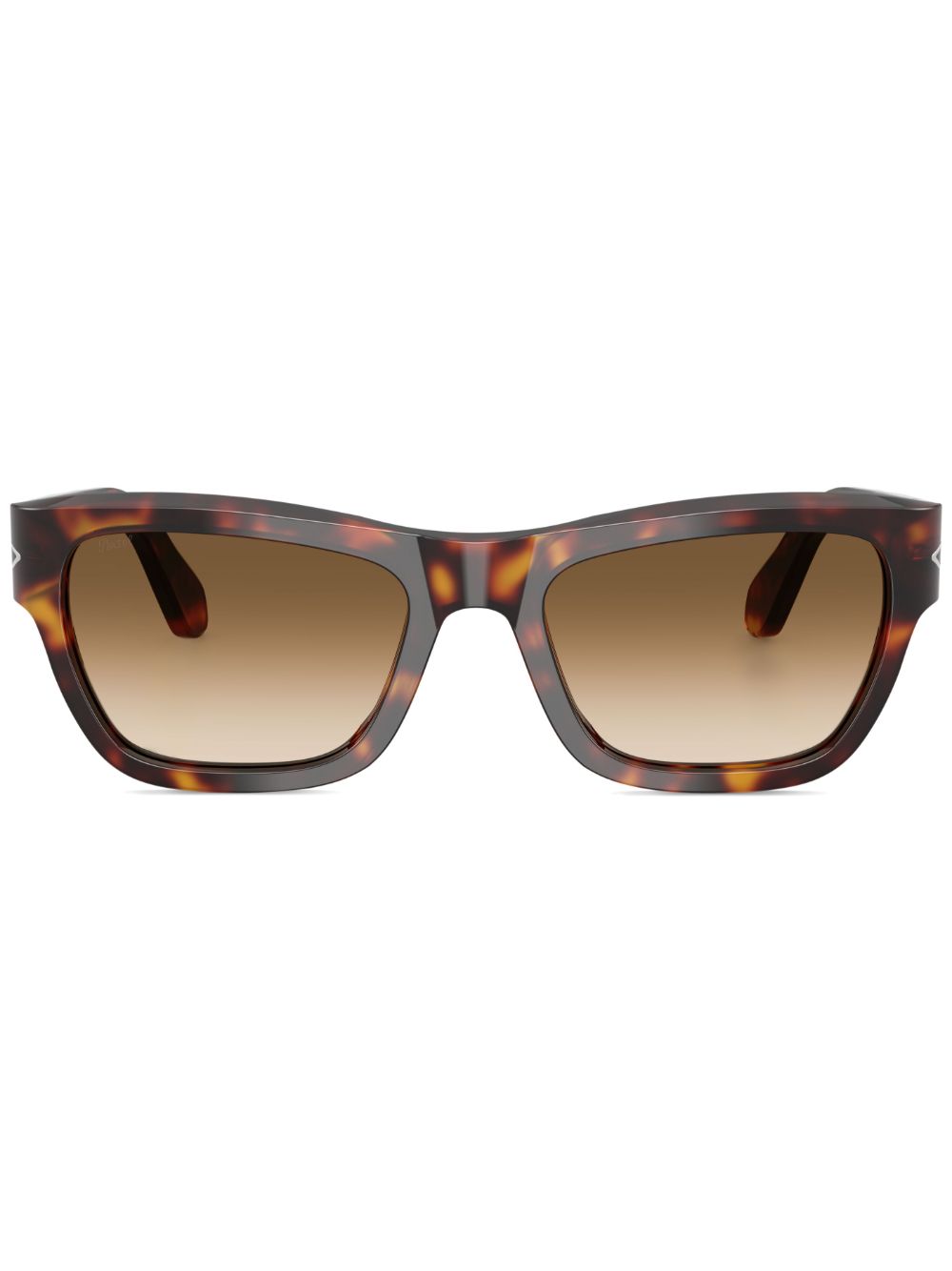 Persol 方框太阳眼镜 - 褐色