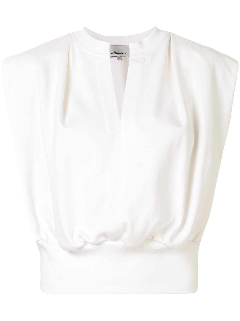 3.1 Phillip Lim French Terry 无袖上衣 - 白色