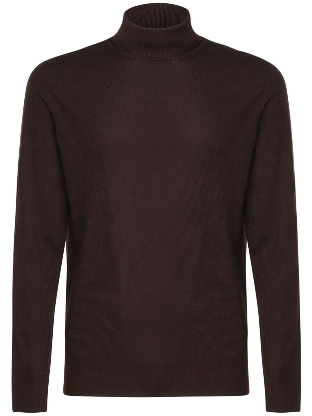 Loro Piana 高领羊绒毛衣 - 红色
