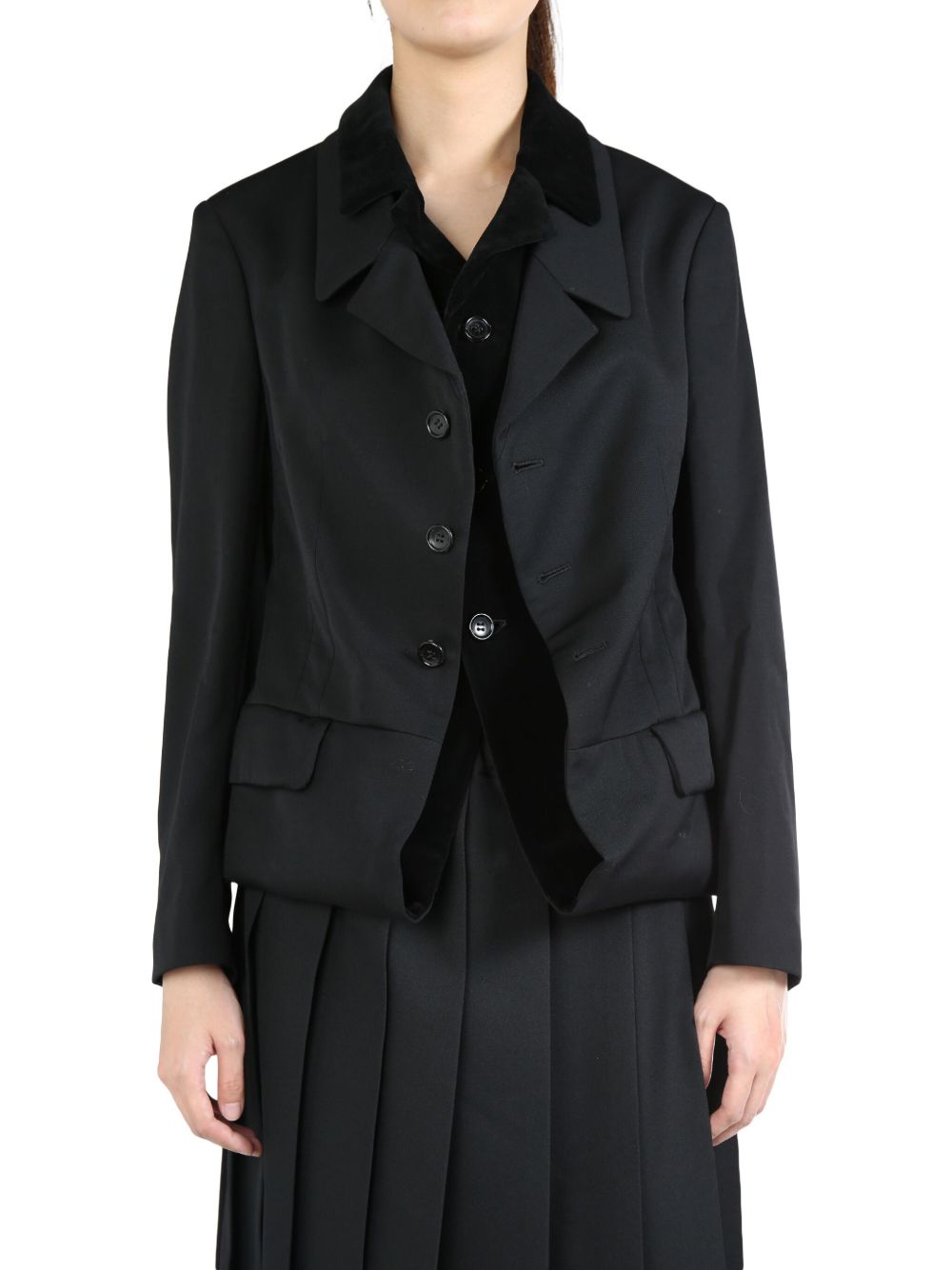 Comme Des Garçons Comme Des Garçons Vollar blazer - 黑色
