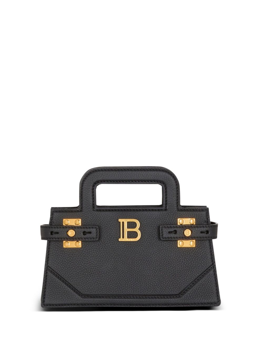 Balmain B-Buzz 皮质小号手提包 - 黑色