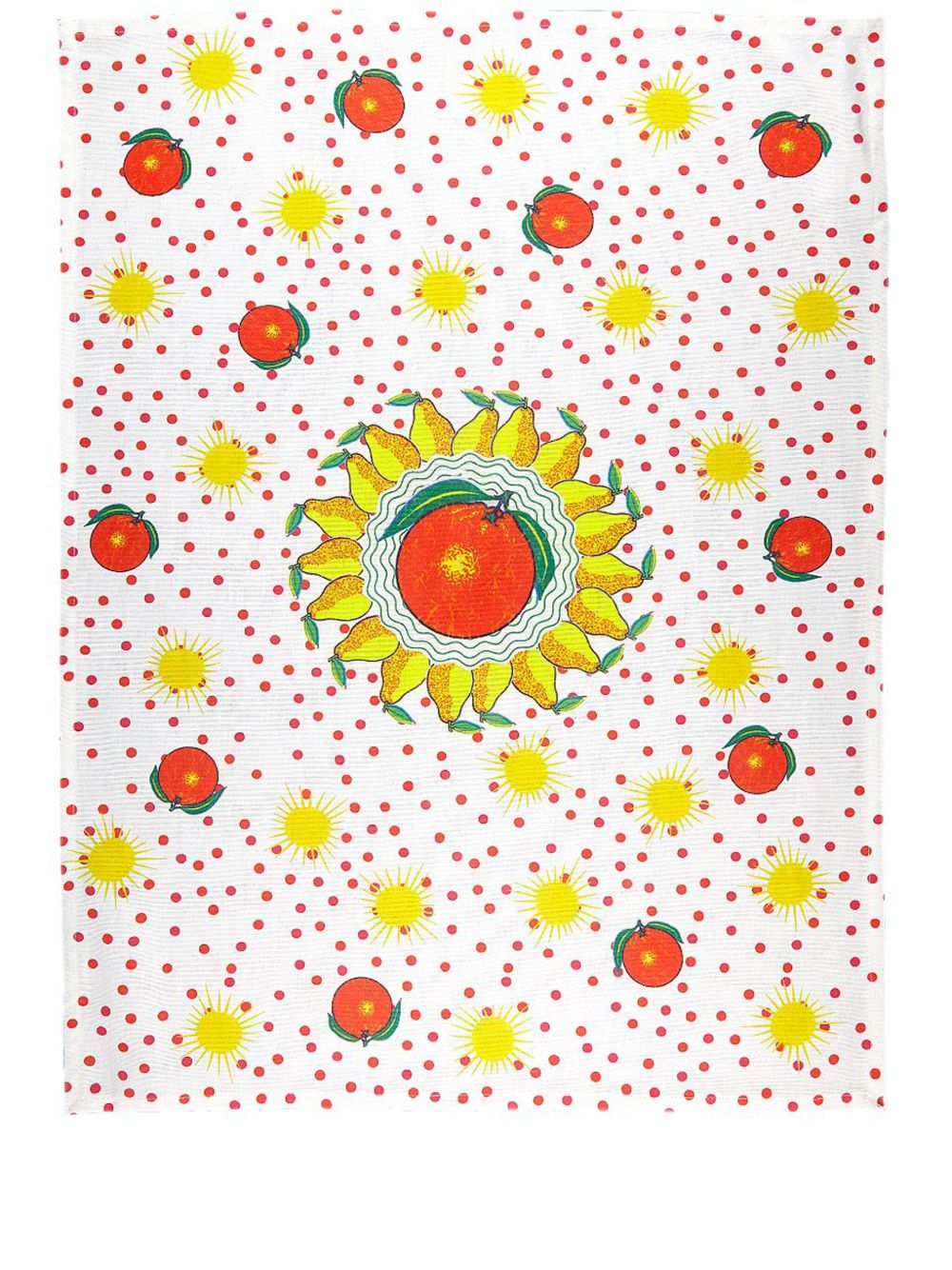 Bitossi Home Pear-Orange 毛巾（70厘米 x 50厘米） - 白色