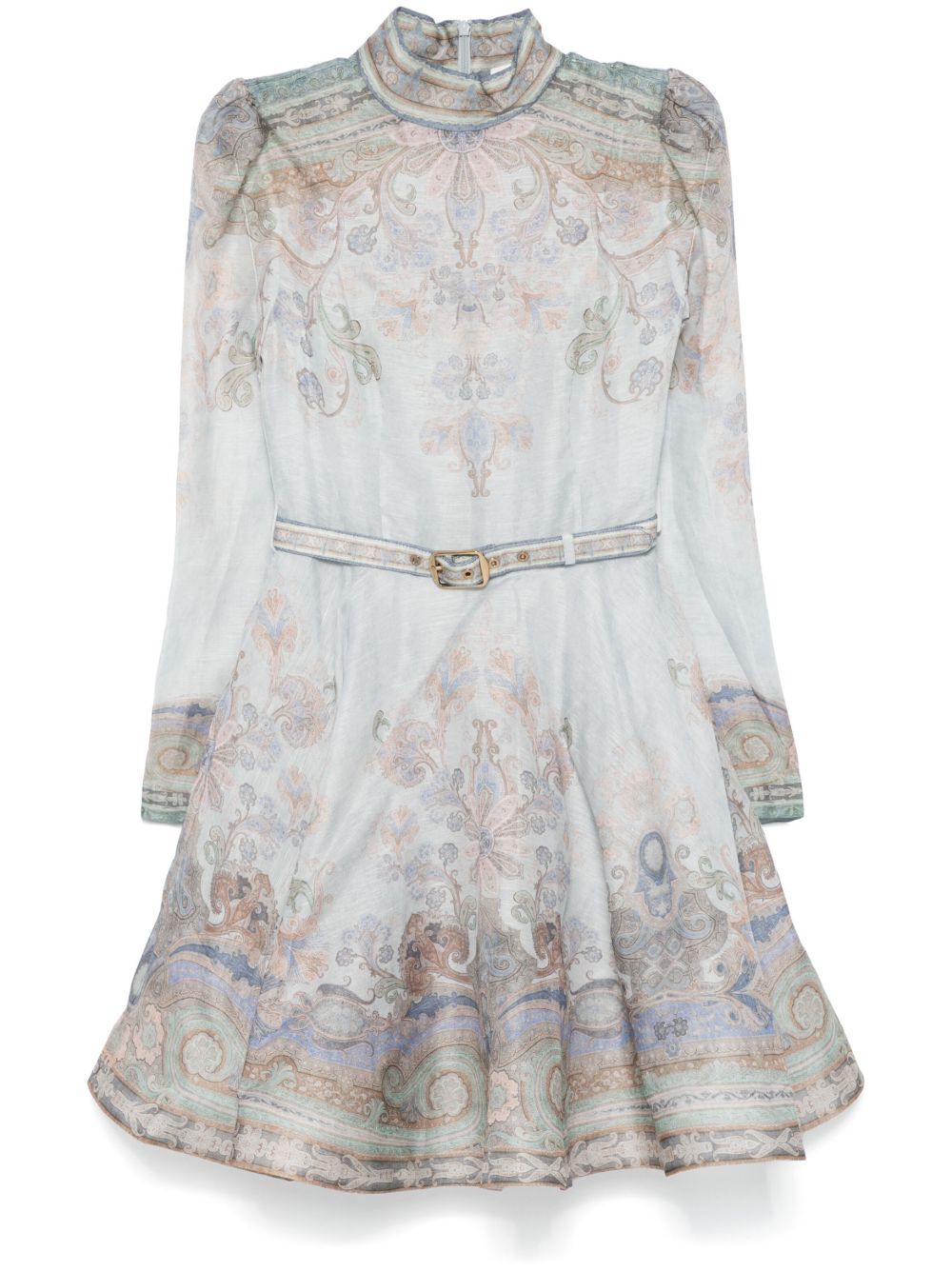 ZIMMERMANN Eden 迷你连衣裙 - 蓝色