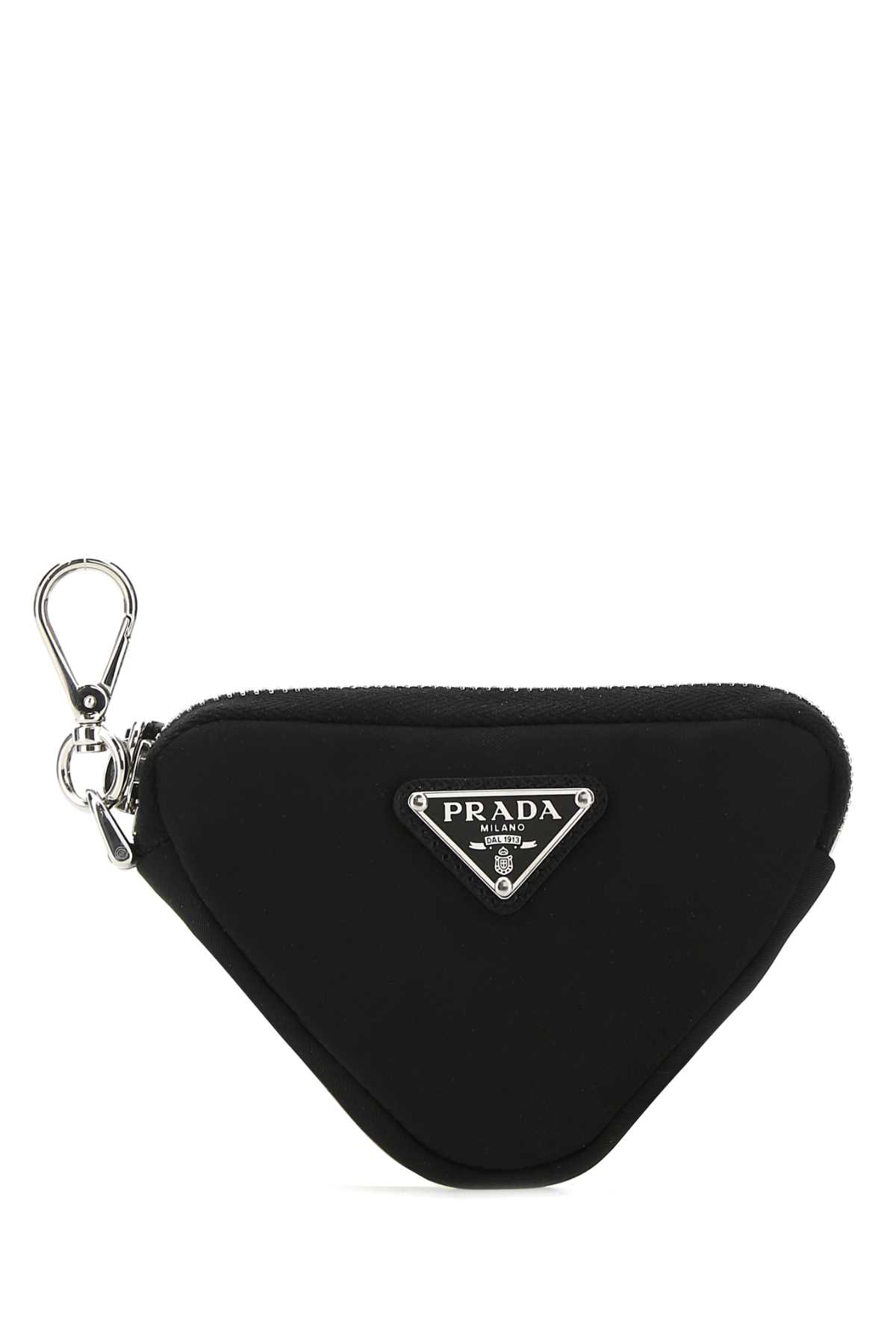 Prada 黑色尼龙Trick钥匙扣