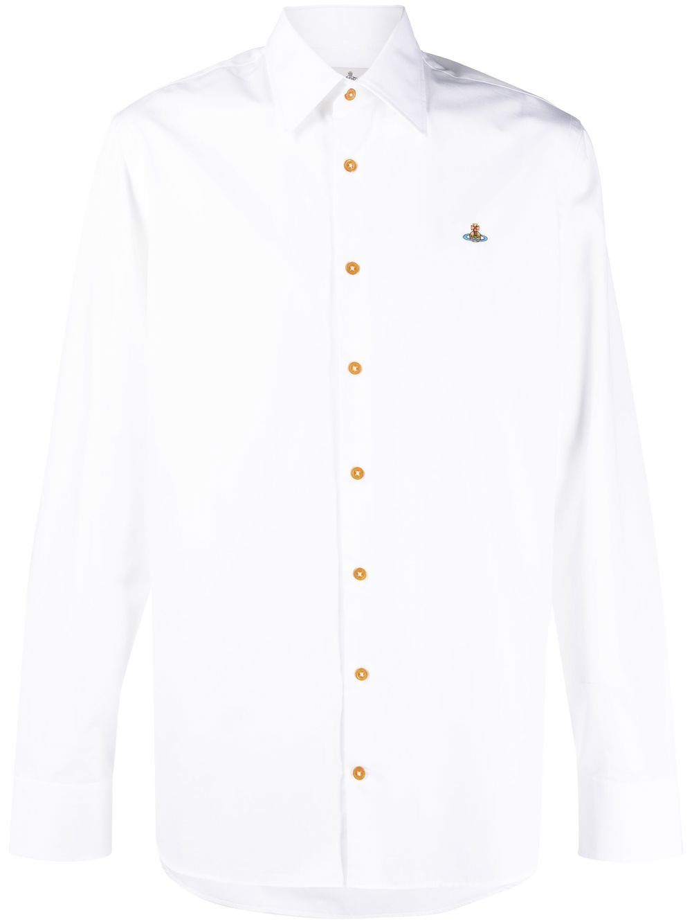 Vivienne Westwood 土星logo衬衫 - 白色