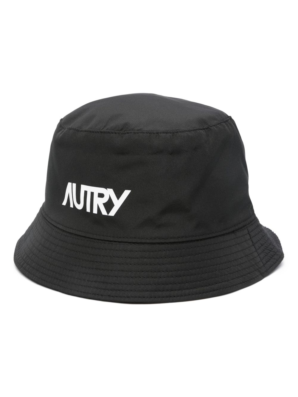 Autry logo印花渔夫帽 - 黑色