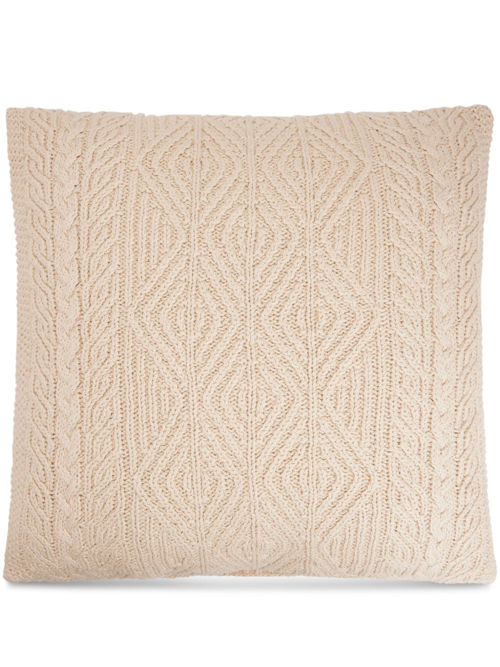Ralph Lauren Home Harlow 粗绞花针织抱枕 - 中性色