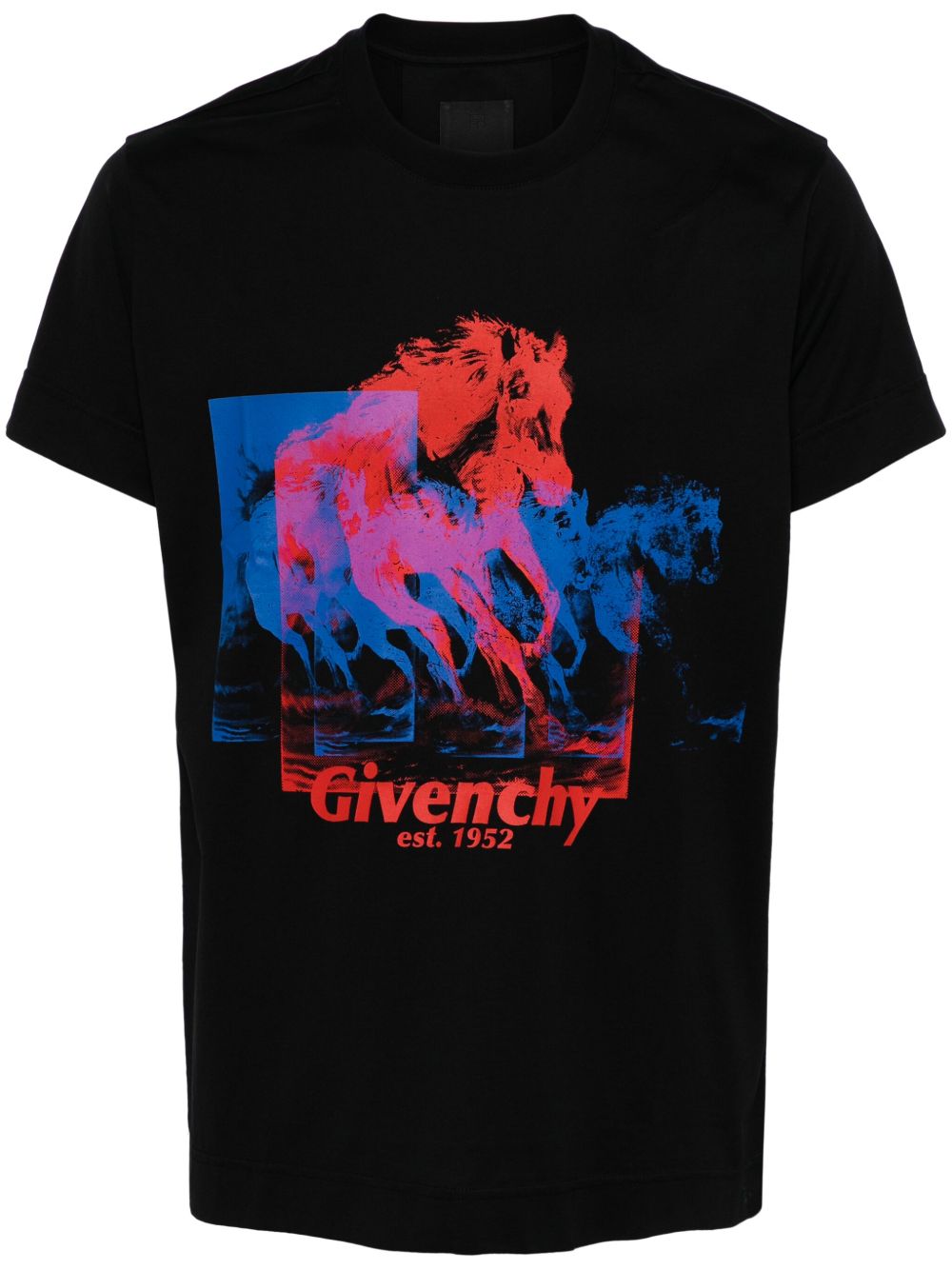 Givenchy 图案印花棉T恤 - 黑色