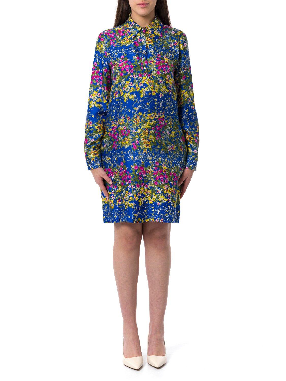 Max Mara Studio 花卉图案长袖连衣裙